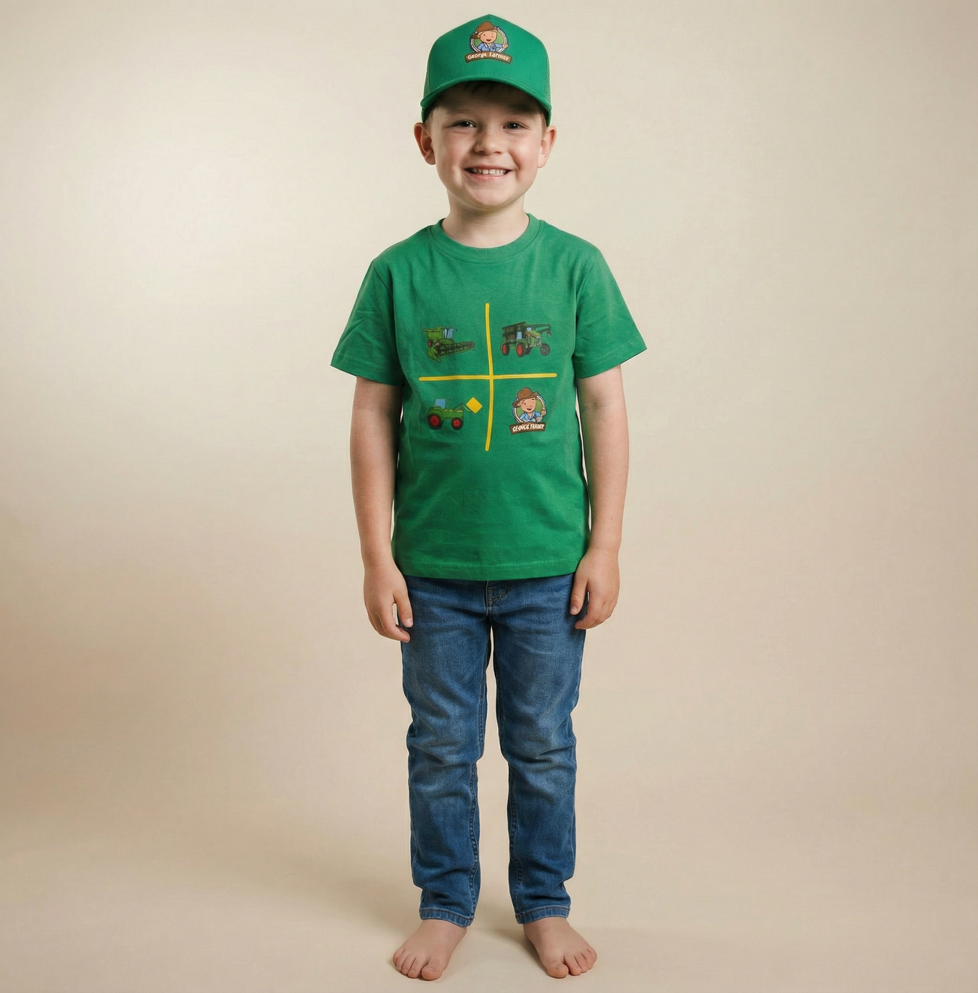 Green Machinery Cotton T-Shirt