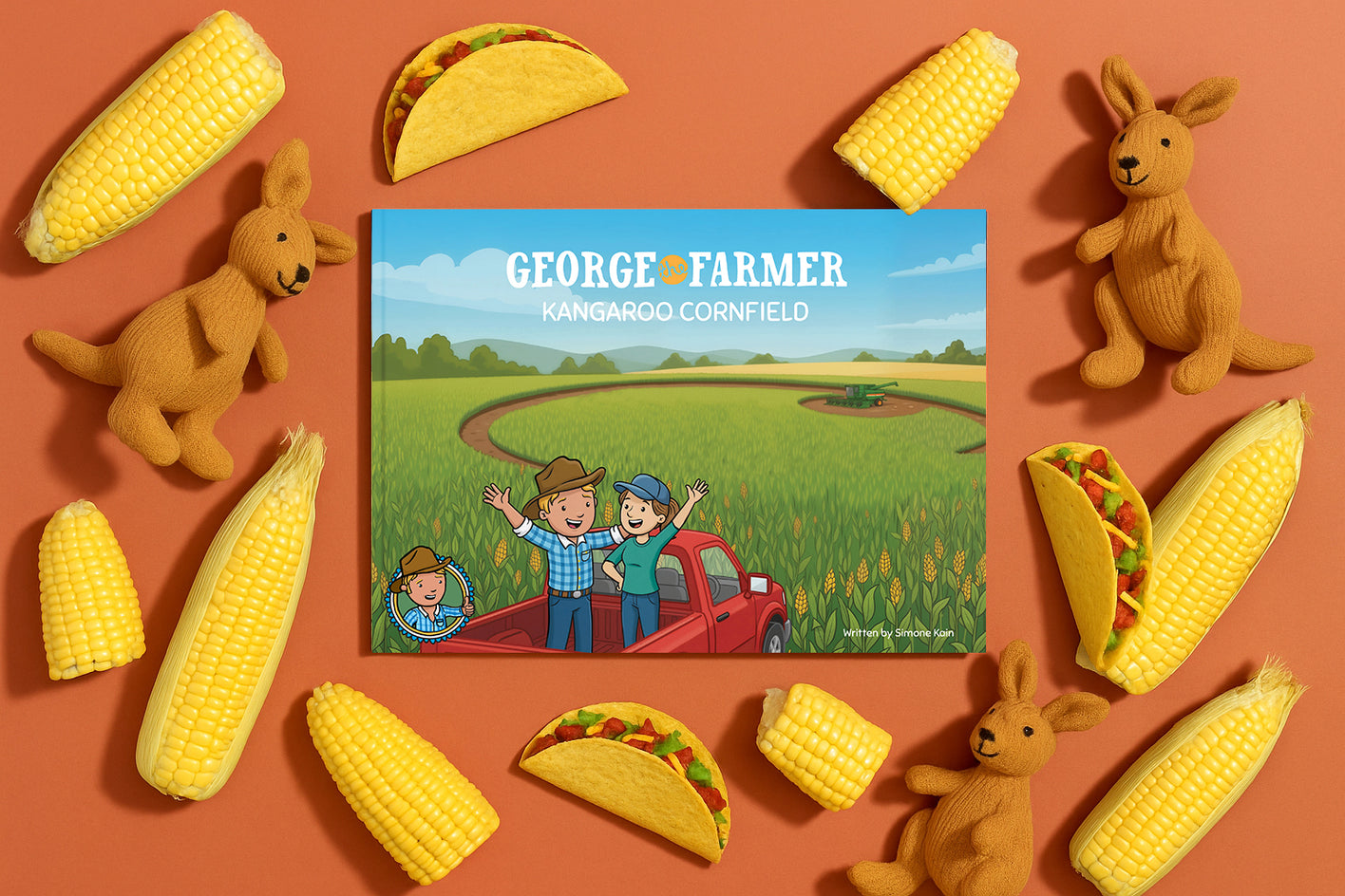 George the Farmer Kangaroo Cornfield