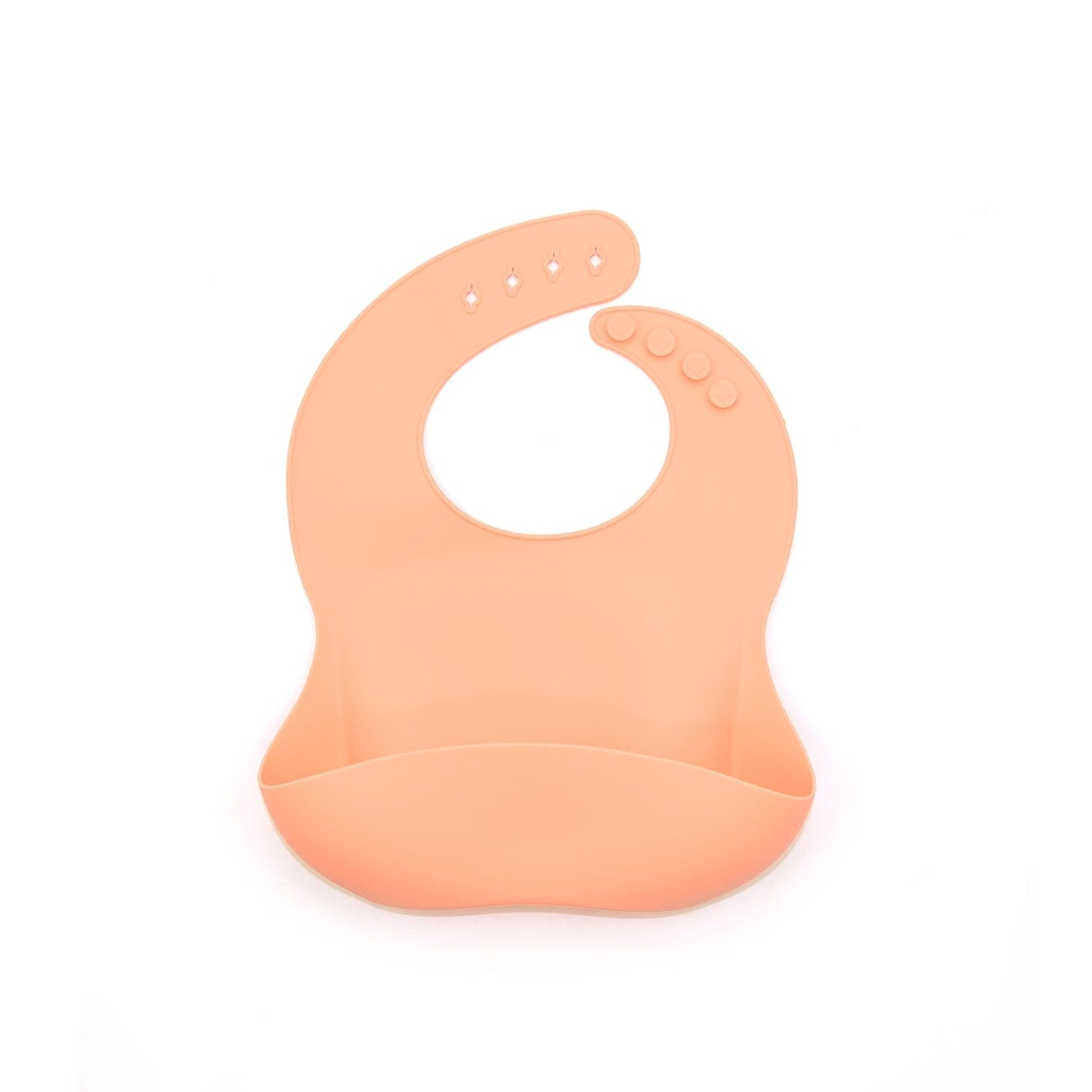 Silicone Bibs |  Peach - OB